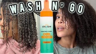 1 Product Mousse Wash N Go  Bask amp Bloom Curl Mousse [upl. by Yer]