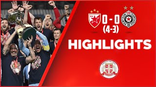 Crvena zvezda  Partizan 00 43 highlights [upl. by Tterrab]