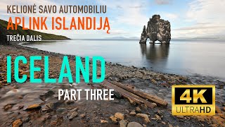 🇮🇸 ICELAND Part THREE Savo automobiliu aplink Islandiją islandija iceland icelandtrip 4k [upl. by Shargel]