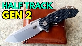 Hinderer Half Track Gen 2  USA Made Blade Exclusive Spanto  Overiew [upl. by Wootan304]