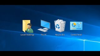 Cách hiện logo This PC Recycle Bin ra màn hình chính  WINDOWS 10 [upl. by Gaskins]