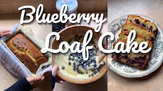 Blueberry Loaf Cake Recipe [upl. by Leoline238]