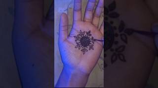 Easy mandla design 🌸🫶🏻 aesthetic mehndidesign mehndi hennadesign [upl. by Eimoan292]