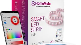 HomeMate WiFi Multicolour Smart LED Strip Kit [upl. by Airednaxela]