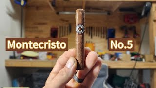 Montecristo No5 Cuban Cigar Review [upl. by Acisset]