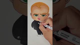 Drawing baby  Do you recognize this baby  Despicable Me 4 Gru Jr baby shorts despicableme4 [upl. by Winou481]