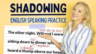 English Speaking Practice  Speak with me Shadowing Method [upl. by Htiek]