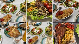 ✨Idée de Repas de Aid alfitr ✨gigot d’agneau ✨légumes✨salade burrata✨croissants aux saumon✨ [upl. by Frederik875]