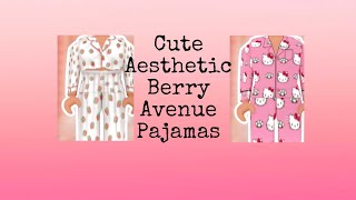 aesthetic Roblox Pajamas with codes ✨🩷  Berry Avenue ✨ [upl. by Akzseinga]