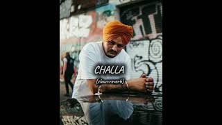 CHALLA SONG lyrics 💯💖 use headphones 🎧🎶 slow and reverd sidhumoosewala best viral video viral [upl. by Laohcin]