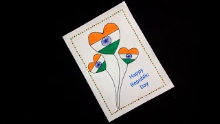 Card making for republic day  Republic day card idea [upl. by Ajet382]