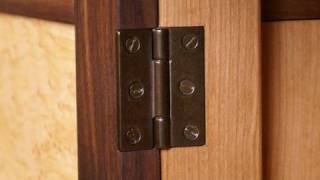 123  How to Install a Butt Hinge Mortise [upl. by Netnert]