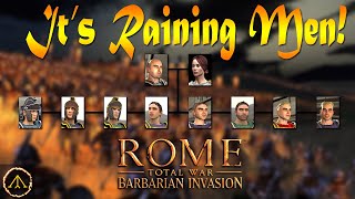 Weird Things in Barbarian Invasion  Rome Total War [upl. by Gniliem]