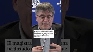 El Supremo declara no amnistiado el delito de malversación de Puigdemont Supremo Puigdemont [upl. by Llednar]