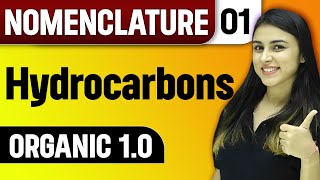 Hydrocarbons  Nomenclature  Organic 10 [upl. by Nyliak562]