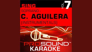 The Voice Within Karaoke With Background Vocals In the Style of Christina Aguilera [upl. by Ainehs488]