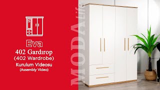 Eva 402 Gardırop Kurulum Eva 402 Wardrobe Assembly [upl. by Hild545]