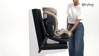 How to Recline the Seat I Callisto G 360 Car Seat I CYBEX [upl. by Kylila]