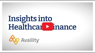 Insights into Healthcare Finance Availity [upl. by Gnous]