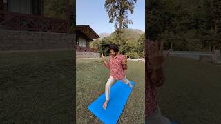 Yoga amidst pure nature  Yogada in the Himalayas yoga yogada 🧘🏻‍♂️🌋🌺 [upl. by Aniad]