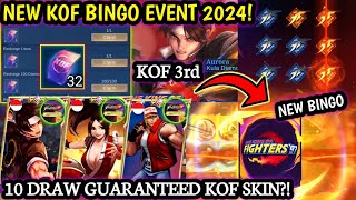 NEW KOF SKIN EVENT 2024 KOF 97 MOBILE LEGENDS RELEASED DATE KOF PART 3  MLBB [upl. by Llerrahs]