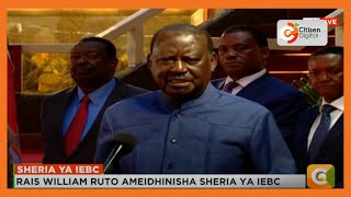 Raila Odinga to President Ruto You must have dialogue with our youthful population [upl. by Harris]