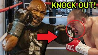 MIKE TYSON SPARRING LEAKED👀 Jake Paul is FKED  Training at age 57 2024 [upl. by Broder]