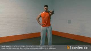 Single Arm Dumbbell Front Raise [upl. by Sanyu]