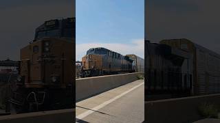 Pacing CSX over a bridge 4k railroadphotography railroad railfaning train csxtransportation [upl. by Animsaj]