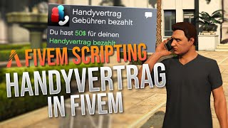 Handyvertrag in FiveM programmieren  FiveM Scripting 17 LUA für Beginner [upl. by Ashton]