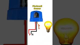 Photocell sensor connection diagramelectrician shortvideo [upl. by Wolford903]