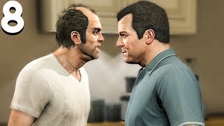 The Trevor And Michael Reunion  Grand Theft Auto 5  Part 8 [upl. by Eixela958]