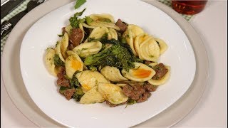 ORECCHIETTE CON LE CIME DI RAPA  RICETTE ORIGINALE PUGLIESE [upl. by Shuman431]