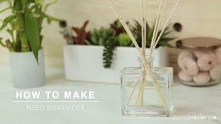 How to Make Reed Diffusers with Fragrance Oils  CandleScience Guide [upl. by Chung]