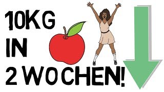 10kg in 2 Wochen abnehmen Wie schnell kann man abnehmen [upl. by Aicnarf]