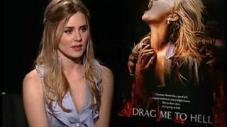 Drag Me To Hell Alison Lohman Interview [upl. by Eldredge]