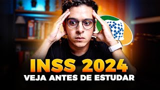 CONCURSO INSS 2024 l ASSISTA ANTES DE ESTUDAR [upl. by Japha]