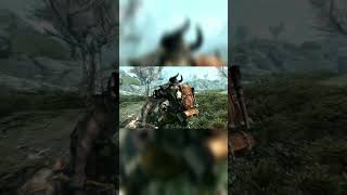 Forsworn vs Orcs fight elderscrolls skyrim [upl. by Notsniw]