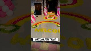 newborn baby girl decoration ideasnewborn baby welcome home decoration [upl. by Kus186]