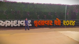 Flower Show 2024  Full tour in four minutes  Vibrant Amdavad Flower Show  Riverfront Flower Park [upl. by Ahsina]