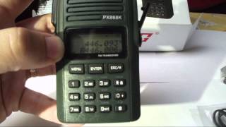 Puxing PX888K Rövid bemutató Puxing PX888K Dual band Transceiver [upl. by Amsab432]