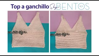 Top a ganchillo o crochet paso a paso fácil de hacer en español [upl. by Allebara]