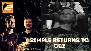 FRISS ÁTIGAZOLÁSOK ★ S1mple RETURNS TO CS2 ★🫡 [upl. by Anelrahs]