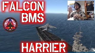 FALCON BMS  DESPEGAR CON UN HARRIER EN VERTICAL [upl. by Portland]