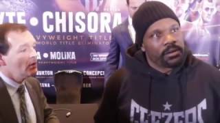 DILLIAN WHYTE v DERECK CHISORA  10th DECEMBER 2016  MANCHESTER ARENA ENGLAND [upl. by Orling]