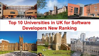 Top 10 UNIVERSITIES IN UK FOR SOFTWARE DEVELOPERS New Ranking [upl. by Olgnaed]