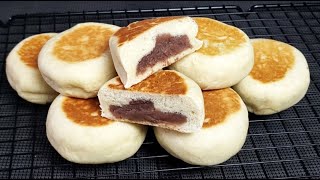 Heavenly Flat Bread with Sweet Red Bean Filling – A MustTry [upl. by Haseefan307]