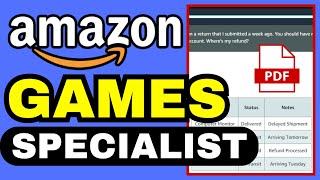 Amazon Games Specialist Assessment Madhya Pradesh  Work From Home Jobs  Amazon Inter Jobs 2024 [upl. by Tilney]