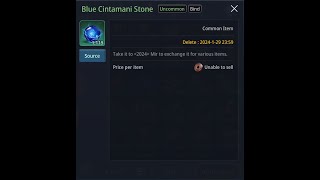 What to exchange from Blue Cintamani Stone Recommendation  Mir 2024 [upl. by Cherianne51]