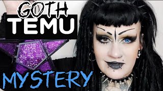 Goth Temu  MYSTERY surprises  Massive Haul [upl. by Adaliah172]